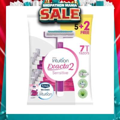 SCHICK - EXACTA2 WOMEN DISPOSABLE 5+2S