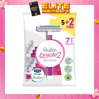 SCHICK EXACTA2 WOMEN DISPOSABLE 5+2S