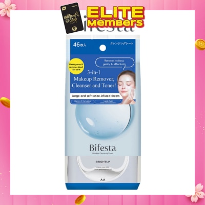 BIFESTA Cleansing Sheet Brightup 46s
