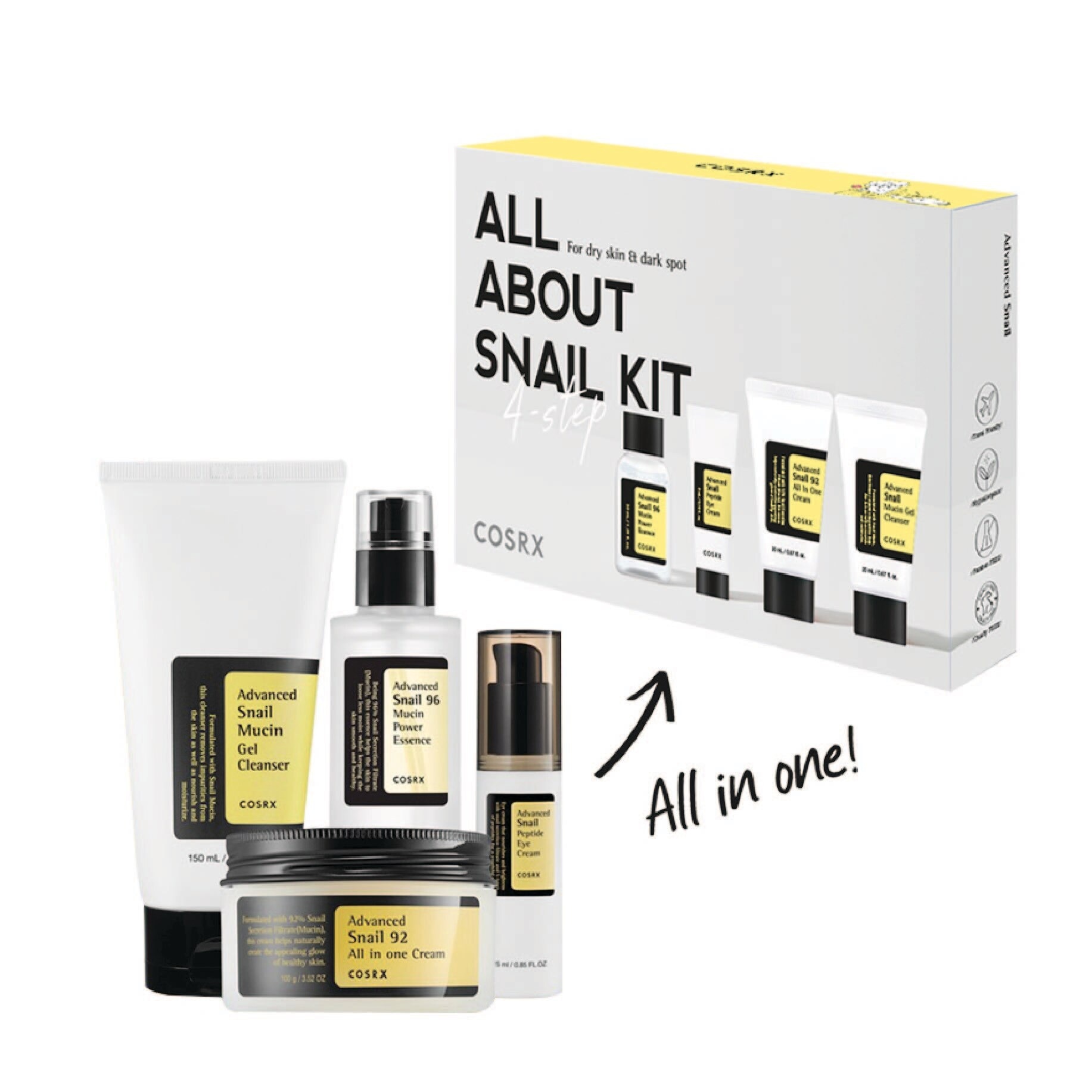 [XMAS GIFT] All About Snail 4 Step Kit Packset