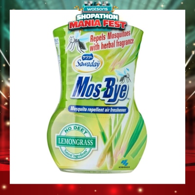 SAWADAY - Mos-Bye Mosquito Repellent Air Freshener (Lemongrass) 275ml