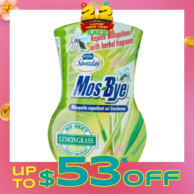 SAWADAY Mos-Bye Mosquito Repellent Air Freshener (Lemongrass) 275ml