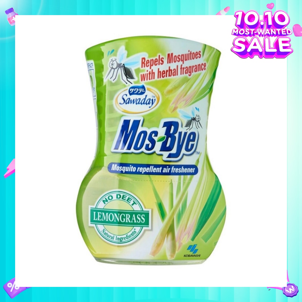 Mos-Bye Mosquito Repellent Air Freshener (Lemongrass) 275ml