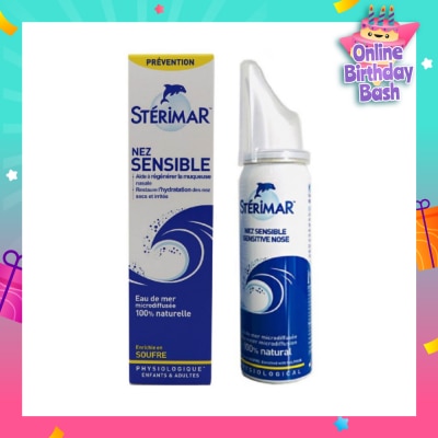 STERIMAR Sensitive Nose (Helps To Regenerate The Nasal Mucosa + Restores Hydration Of Dry And Irritated Nose) 50ml
