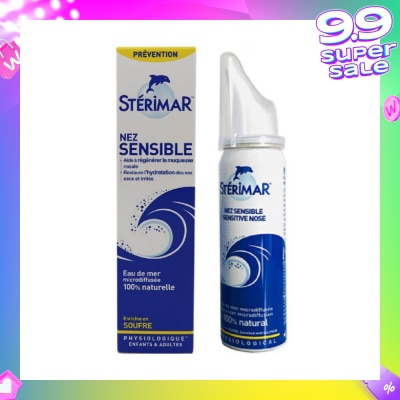 STERIMAR Sensitive Nose (Helps To Regenerate The Nasal Mucosa + Restores Hydration Of Dry And Irritated Nose) 50ml