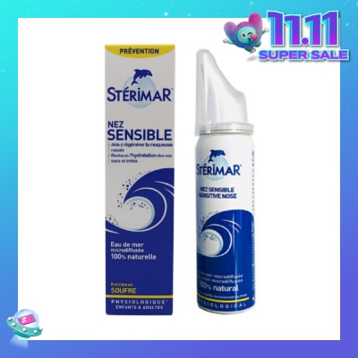 STERIMAR Sensitive Nose (Helps To Regenerate The Nasal Mucosa + Restores Hydration Of Dry And Irritated Nose) 50ml