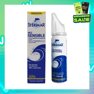 STERIMAR Sensitive Nose (Helps To Regenerate The Nasal Mucosa + Restores Hydration Of Dry And Irritated Nose) 50ml
