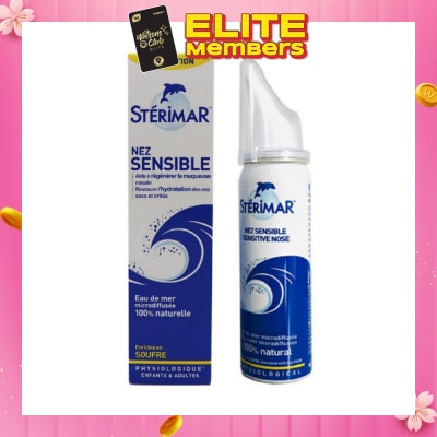 STERIMAR Sensitive Nose (Helps To Regenerate The Nasal Mucosa + Restores Hydration Of Dry And Irritated Nose) 50ml