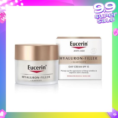 EUCERIN Hyaluron - Filler + Elasticity Day Cream SPF15 (Anti-Age + Improves Skin Elasticity) 50ml