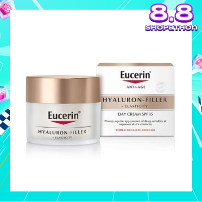 EUCERIN Hyaluron - Filler + Elasticity Day Cream SPF15 (Anti-Age + Improves Skin Elasticity) 50ml