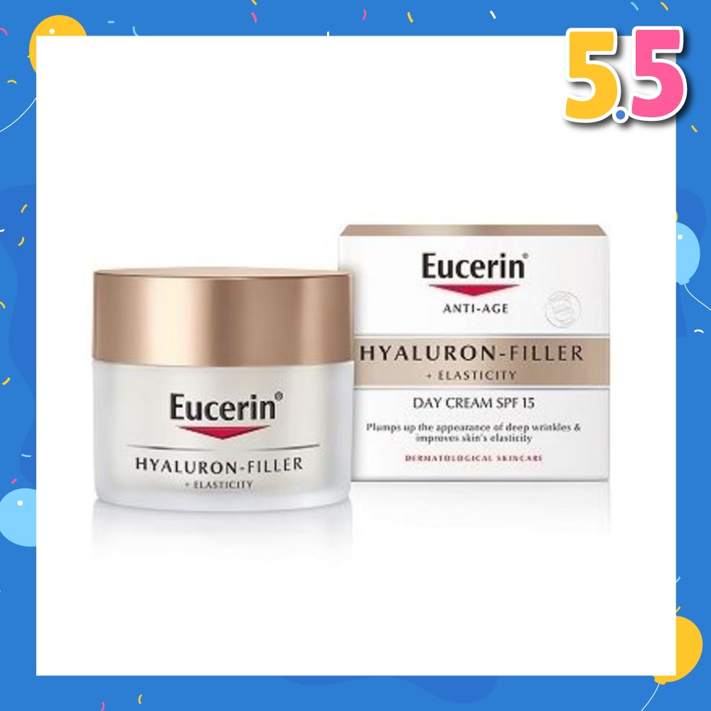 Hyaluron - Filler + Elasticity Day Cream SPF15 (Anti-Age + Improves Skin Elasticity) 50ml
