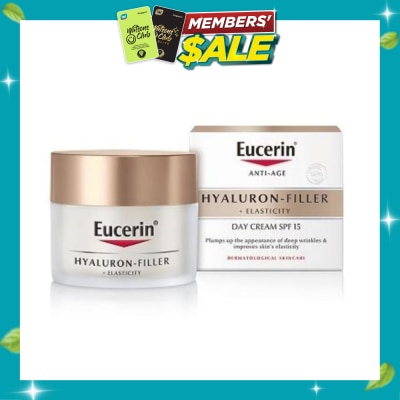 EUCERIN Hyaluron Filler + Elasticity Day Cream SPF15 (Anti Age + Improves Skin Elasticity) 50ml image