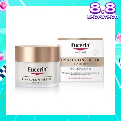 EUCERIN Hyaluron - Filler + Elasticity Day Cream SPF15 (Anti-Age + Improves Skin Elasticity) 50ml