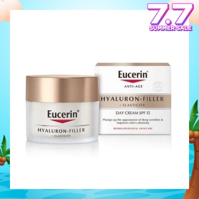 EUCERIN Hyaluron - Filler + Elasticity Day Cream SPF15 (Anti-Age + Improves Skin Elasticity) 50ml