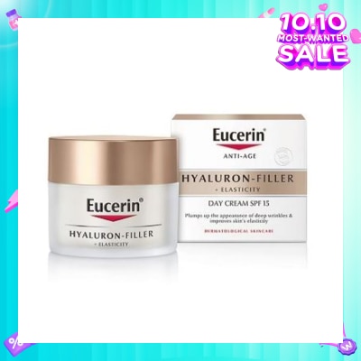 EUCERIN Hyaluron - Filler + Elasticity Day Cream SPF15 (Anti-Age + Improves Skin Elasticity) 50ml