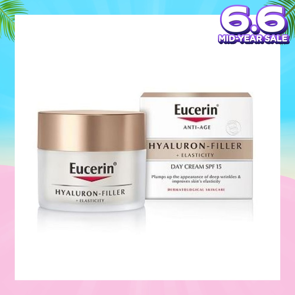 Hyaluron - Filler + Elasticity Day Cream SPF15 (Anti-Age + Improves Skin Elasticity) 50ml