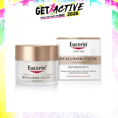 EUCERIN - Hyaluron - Filler + Elasticity Day Cream SPF15 (Anti-Age + Improves Skin Elasticity) 50ml image