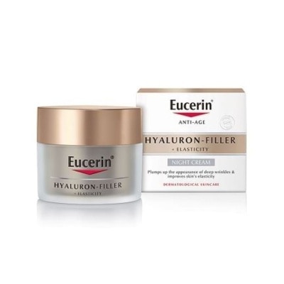 EUCERIN Hyaluron - Filler + Elasticity Night Cream (Anti-Age + Improves Skin Elasticity) 50ml