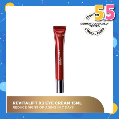LOREAL PARIS DERMO EXPERTISE Revitalift Triple Action Anti-Aging Eye Cream 15ml