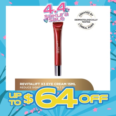 LOREAL PARIS DERMO EXPERTISE - Revitalift Triple Action Anti-Aging Eye Cream 15ml