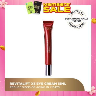 LOREAL PARIS DERMO EXPERTISE Revitalift Triple Action Anti-Aging Eye Cream 15ml