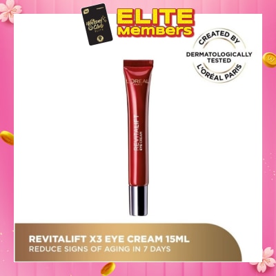 LOREAL PARIS DERMO EXPERTISE Revitalift Triple Action Anti-Aging Eye Cream 15ml