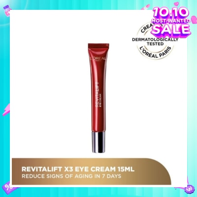 LOREAL PARIS DERMO EXPERTISE Revitalift Triple Action Anti-Aging Eye Cream 15ml