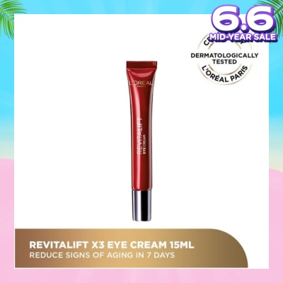 LOREAL PARIS DERMO EXPERTISE Revitalift Triple Action Anti-Aging Eye Cream 15ml
