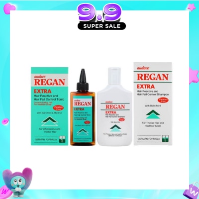 AUDACE - Regan Hair Reactive Extra Tonic W Balm Mint And Hair Reactive Extra Shampoo Set 200ml image