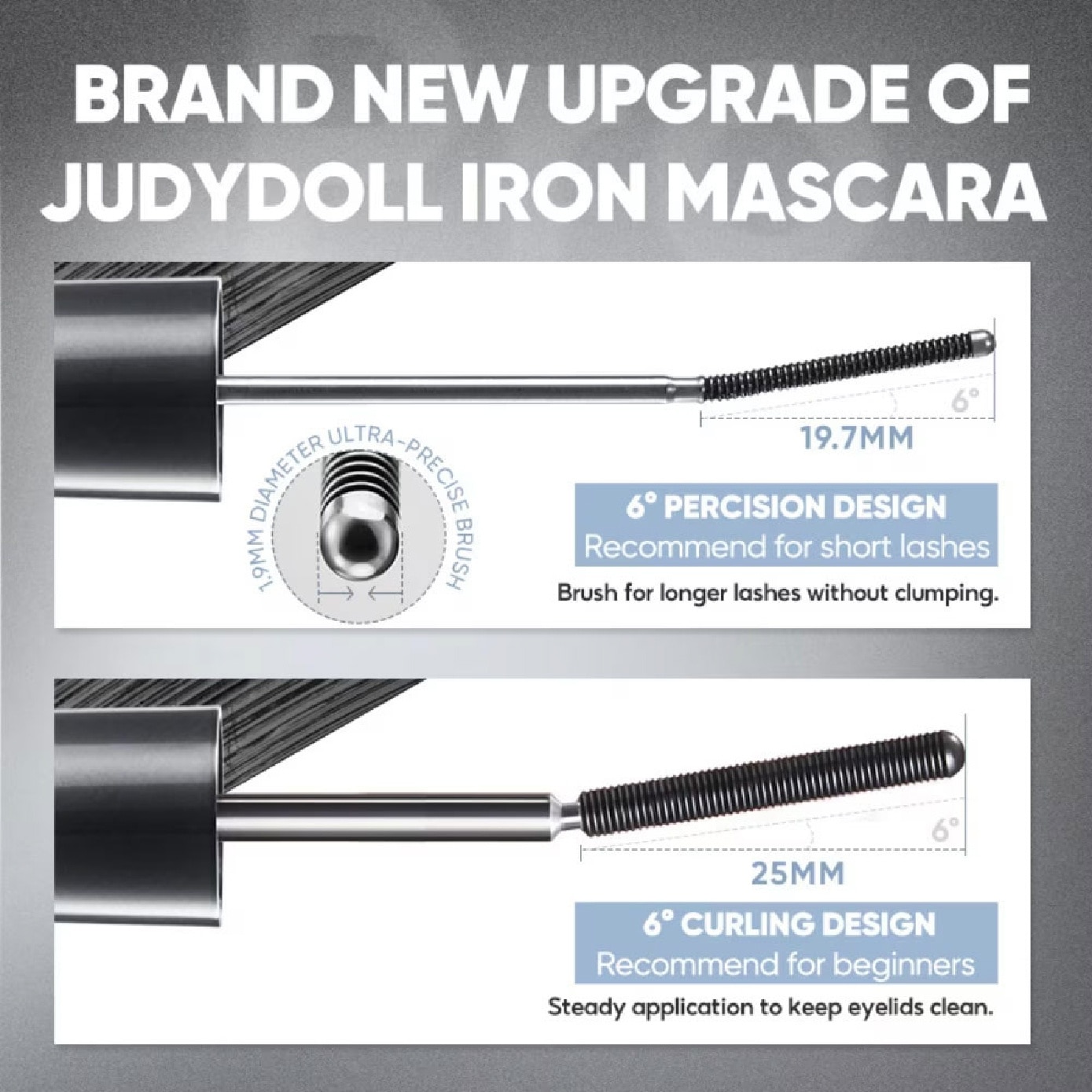 Fine Curling Iron Mascara #02 Brown 3g