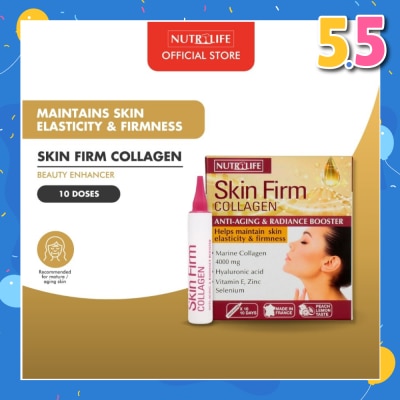 NUTRILIFE Skin Firm Collagen 4000mg (Anti-Aging & Radiance Booster) 15ml x 10s