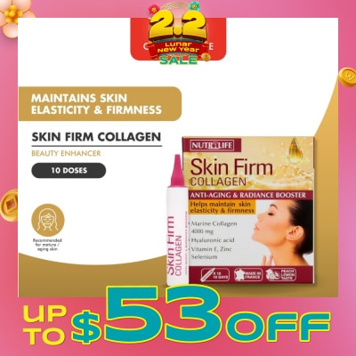 NUTRILIFE Skin Firm Collagen 4000mg (Anti-Aging & Radiance Booster) 15ml x 10s