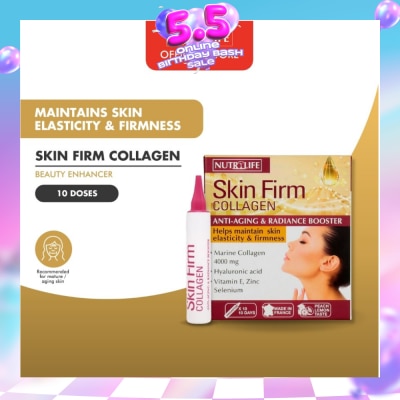 NUTRILIFE - Skin Firm Collagen 4000mg (Anti-Aging & Radiance Booster) 15ml x 10s