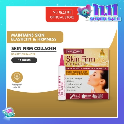 NUTRILIFE Skin Firm Collagen 4000mg (Anti-Aging & Radiance Booster) 15ml x 10s