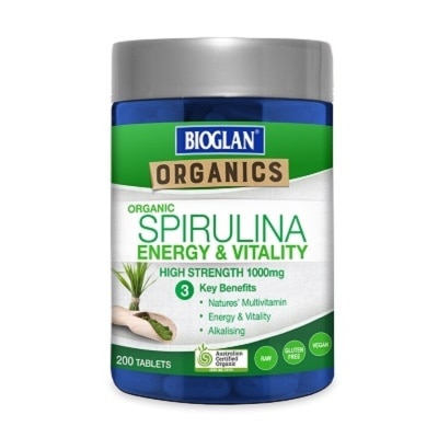 BIOGLAN Organics Spirulina 1000mg 200s