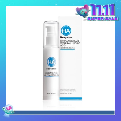 NEOGENCE Hydrating Fluid With Hyaluronic Acid (Provides 24hrs Moisturizing) 50ml
