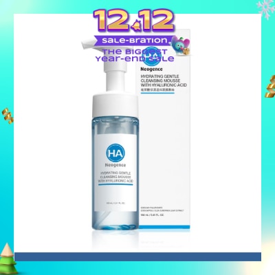 NEOGENCE Hydrating Gentle Cleansing Mousse With Hyaluronic Acid 160ml (Expiry: April`2026)