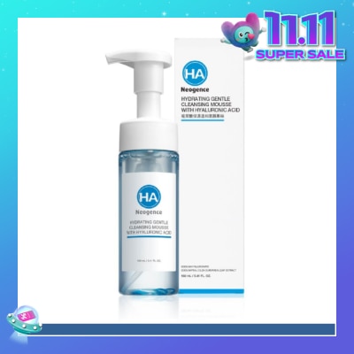 NEOGENCE Hydrating Gentle Cleansing Mousse With Hyaluronic Acid 160ml (Expiry: April`2026)