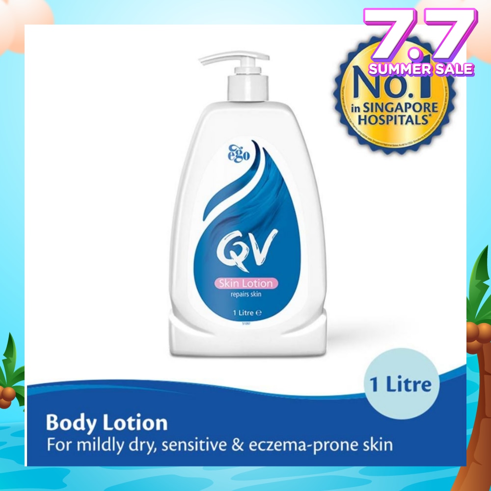 Skin Lotion (Body Lotion For Mildly Dry + Sensitive & Eczema-Prone Skin) 1L