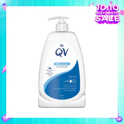 EGO QV Skin Lotion (Body Lotion For Mildly Dry + Sensitive & Eczema-Prone Skin) 1L