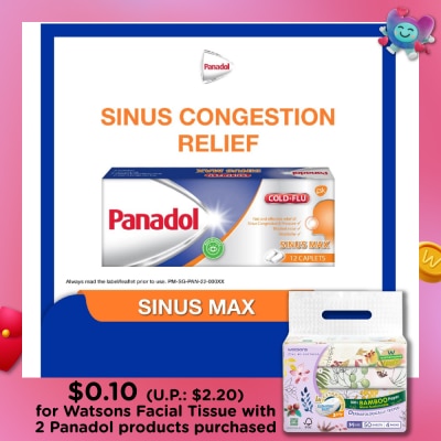 PANADOL Sinus Max Caplet (Relieve Blocked Nose + Headache) 12s