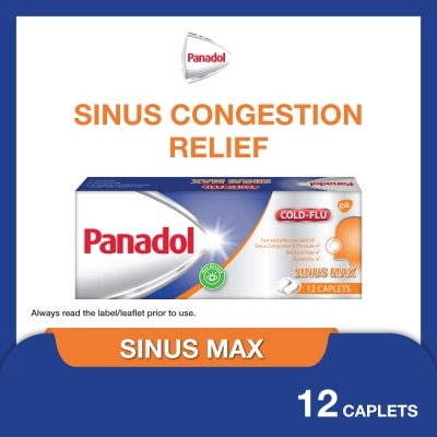 PANADOL - Sinus Max Caplet (Relieve Blocked Nose + Headache) 12s