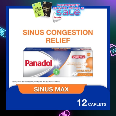 PANADOL Sinus Max Caplet (Relieve Blocked Nose + Headache) 12s