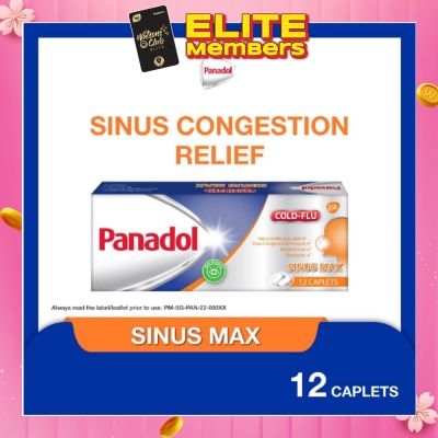 PANADOL Sinus Max Caplet (Relieve Blocked Nose + Headache) 12s
