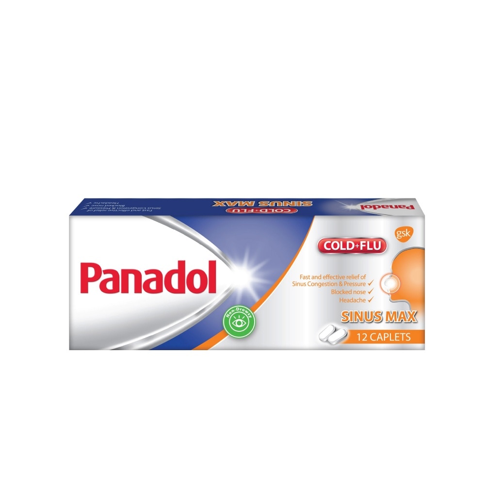 Sinus Max Caplet (Relieve Blocked Nose + Headache) 12s