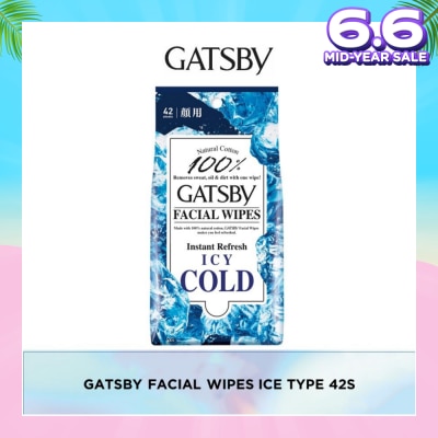 GATSBY Facial Wipes Ice-Type 42s