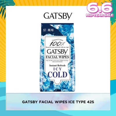 GATSBY Facial Wipes Ice-Type 42s