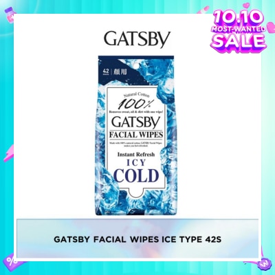 GATSBY Facial Wipes Ice-Type 42s