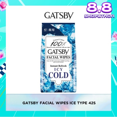 GATSBY Facial Wipes Ice-Type 42s