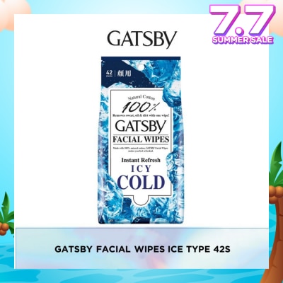 GATSBY Facial Wipes Ice-Type 42s